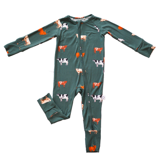 Green Cow 2-Way Romper