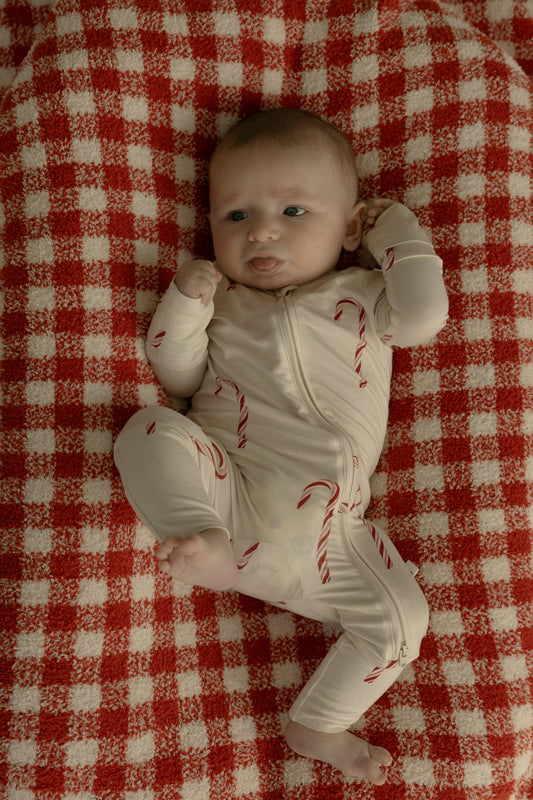 Candy Cane Bamboo Pajamas