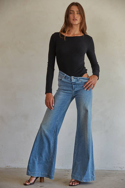 Day to Day Ribbed Bodysuit | Black