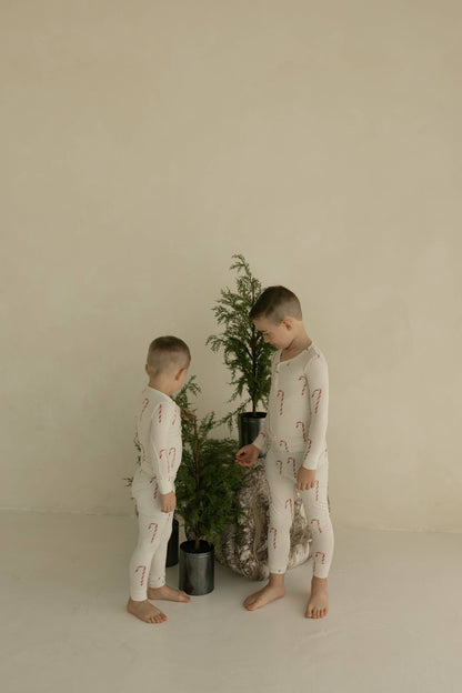 Candy Cane Bamboo Pajamas