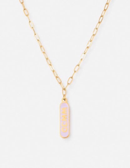 Purple WWJD Necklace