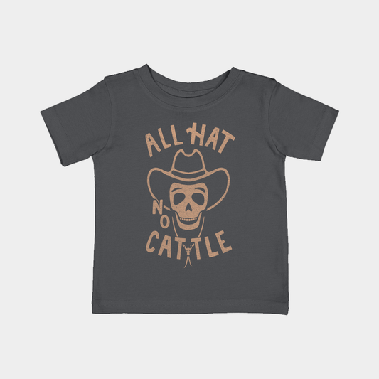 All Hat No Cattle Kids Tee